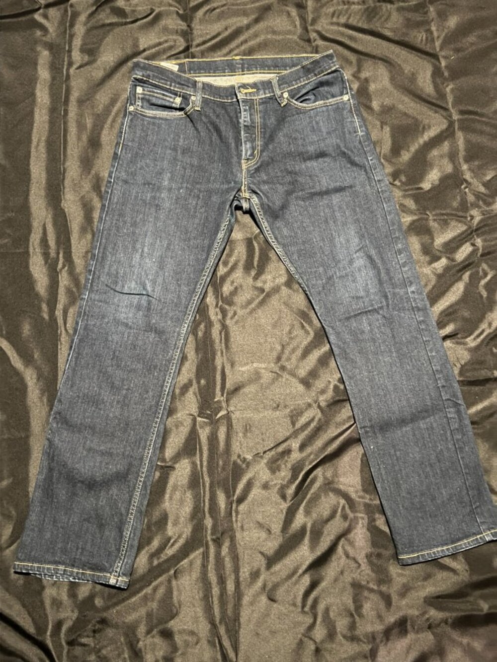 Levi’s 514 Straight Fit Jeans Men’s 34x32 Dark Wash Denim Classic Straight Leg